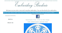 Desktop Screenshot of embroidery-broderie.com