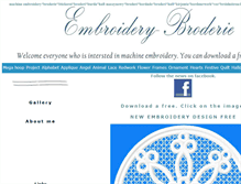 Tablet Screenshot of embroidery-broderie.com